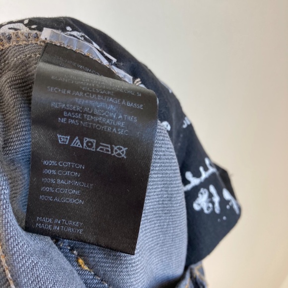 We the Free, Free People Women’s asymmetrical mini denim skirt - Picture 4 of 7